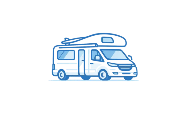 Illustration of a motorhome
