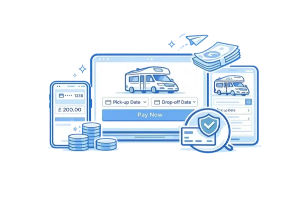 Motorhome booking admin dashboard