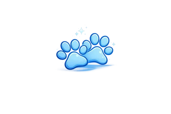 Illustration of paw prints