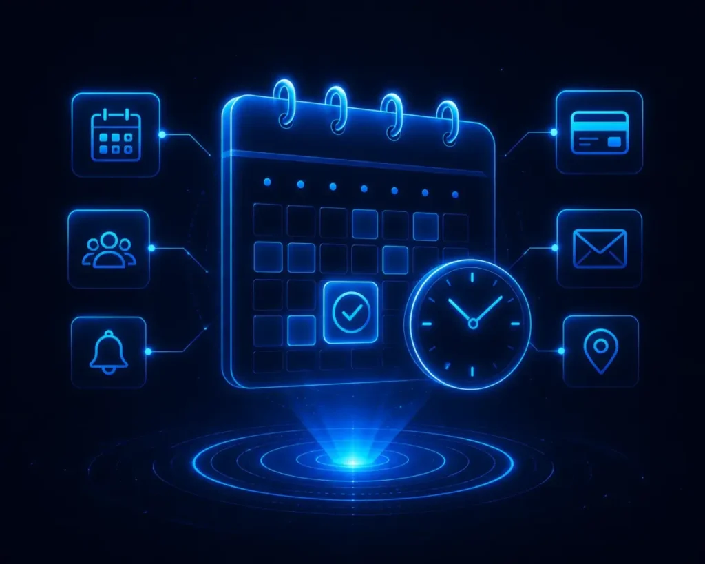 Automated scheduling workflow diagram