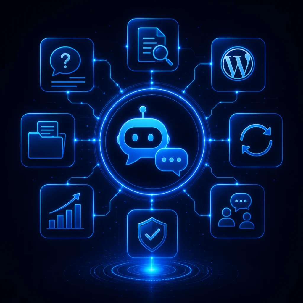 AI chatbot connected to business apps